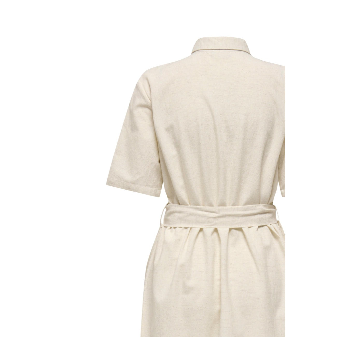 517458 Jacqueline De Yong Abito Beige Corto con Cintura Donna