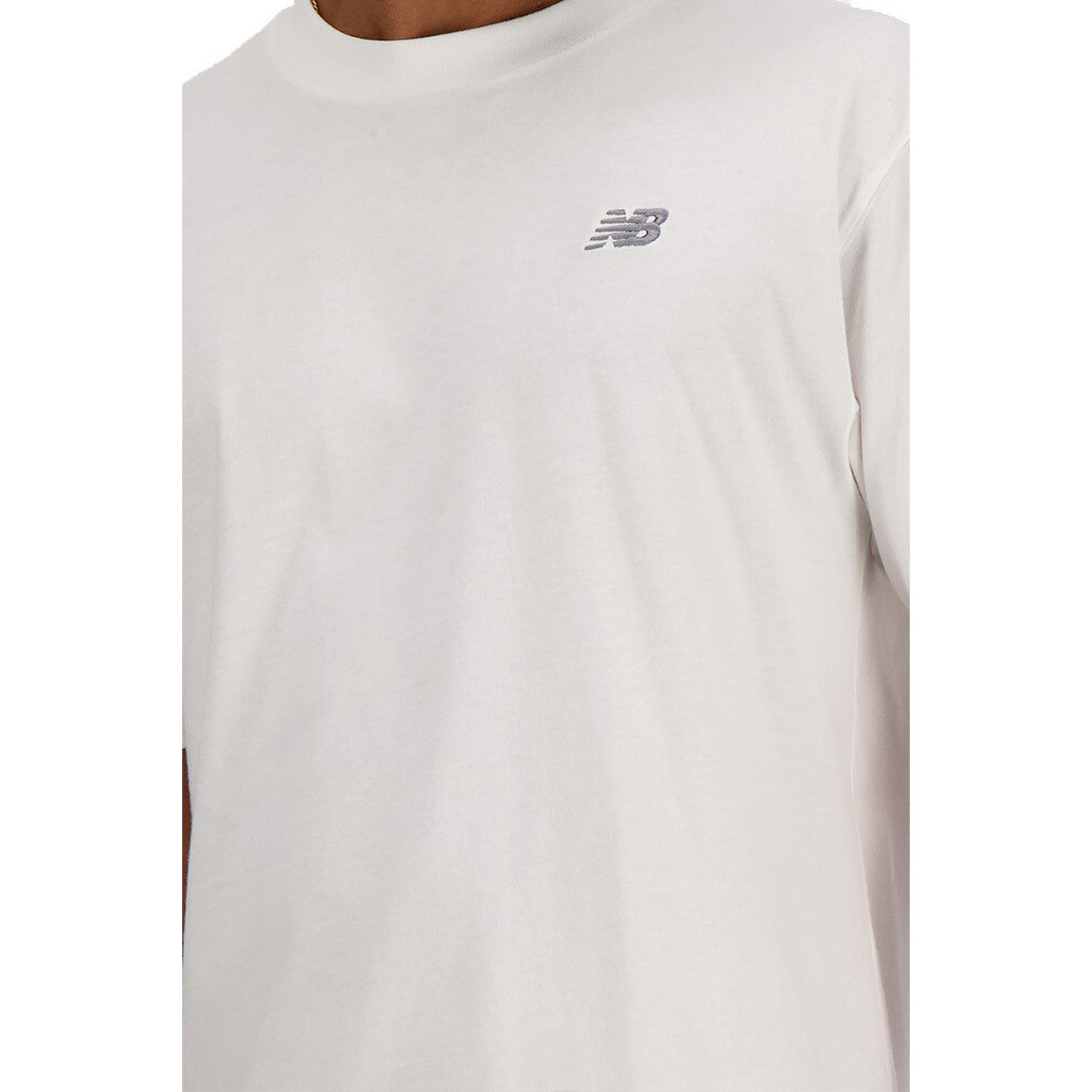 2238050 New Balance T-Shirt Bianco Monocromo Uomo