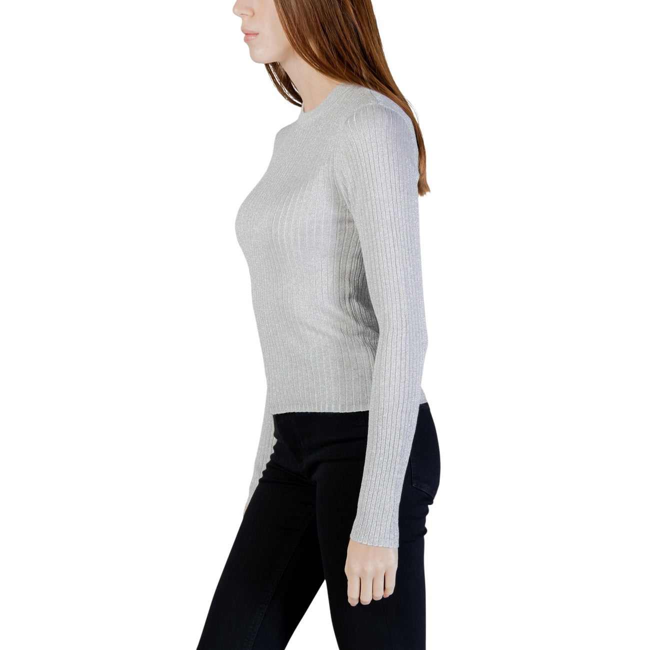 2452446 Jacqueline De Yong Maglia Argento Donna
