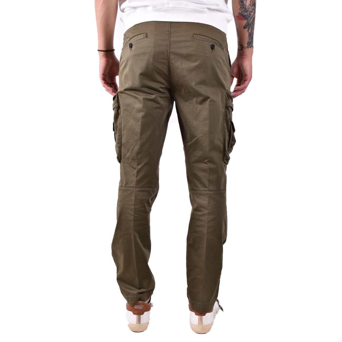 2434567 Diesel Pantaloni Verde 100% Cotone Uomo
