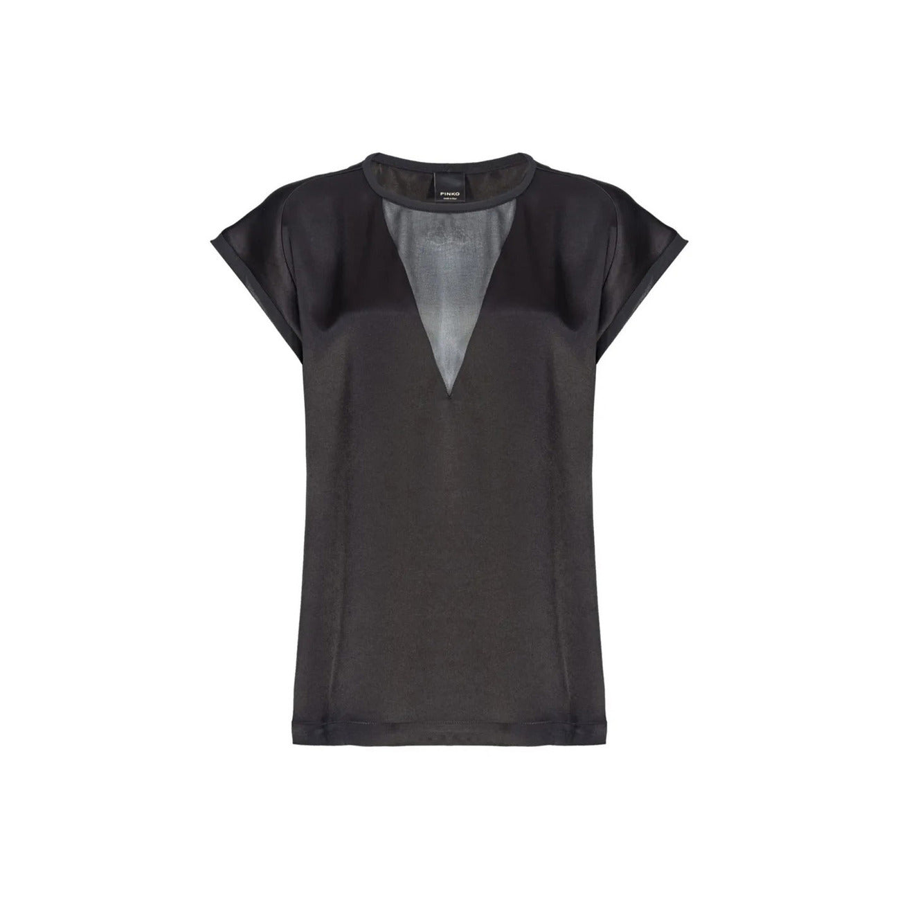 2425161 Pinko Blusa Nera Donna Acetato 91% Poliestere 9%