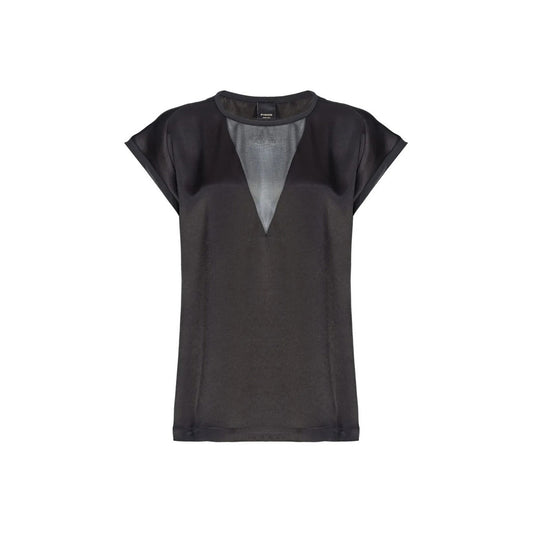 2425161 Pinko Blusa Nera Donna Acetato 91% Poliestere 9%