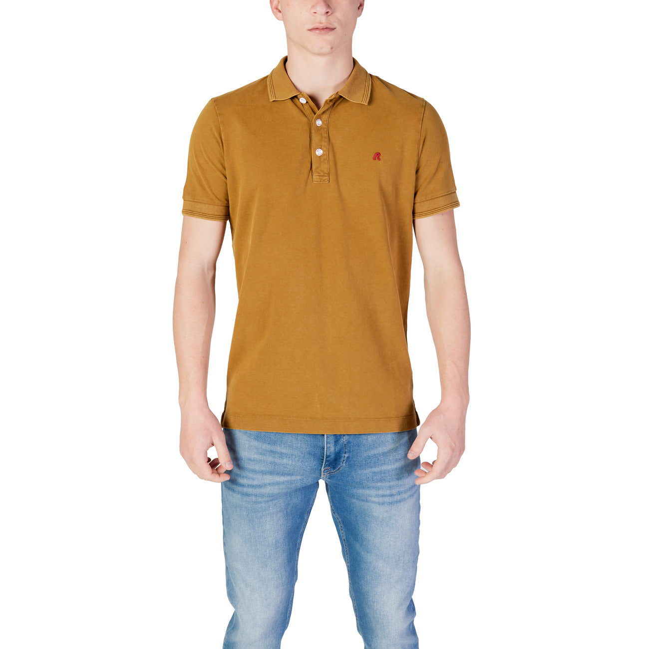 2409215 Replay Polo Gialla Uomo