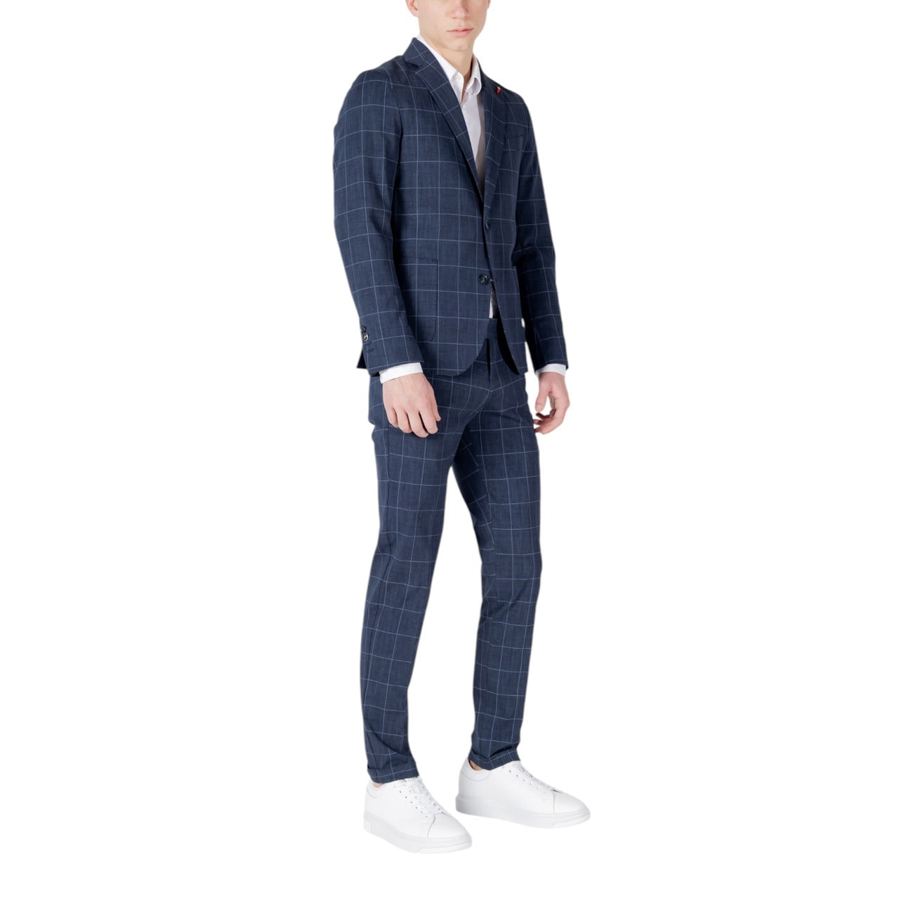 2416583 Mulish Abito Blu Quadri Uomo