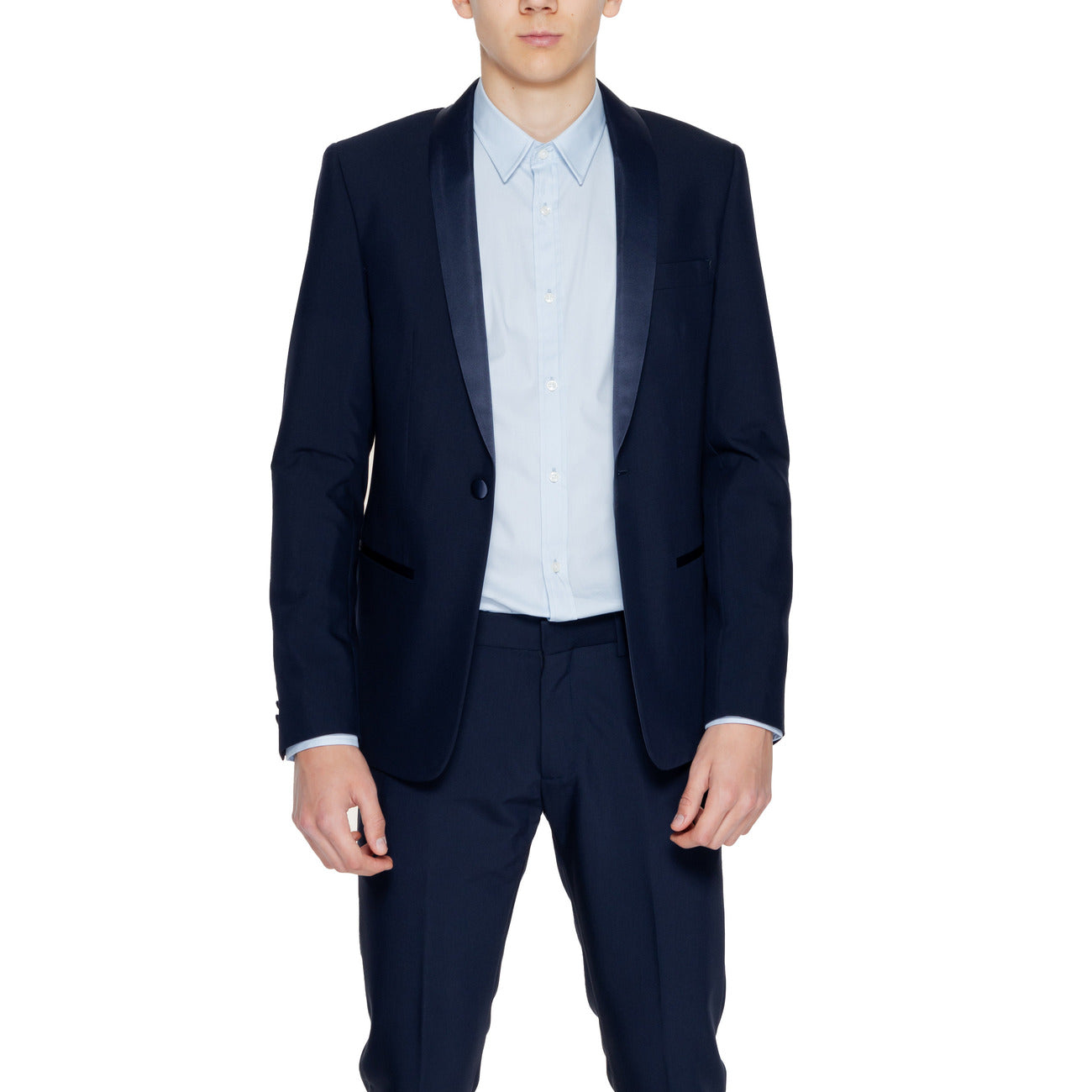 2252461 Antony Morato Giacca Blu Tasche Uomo