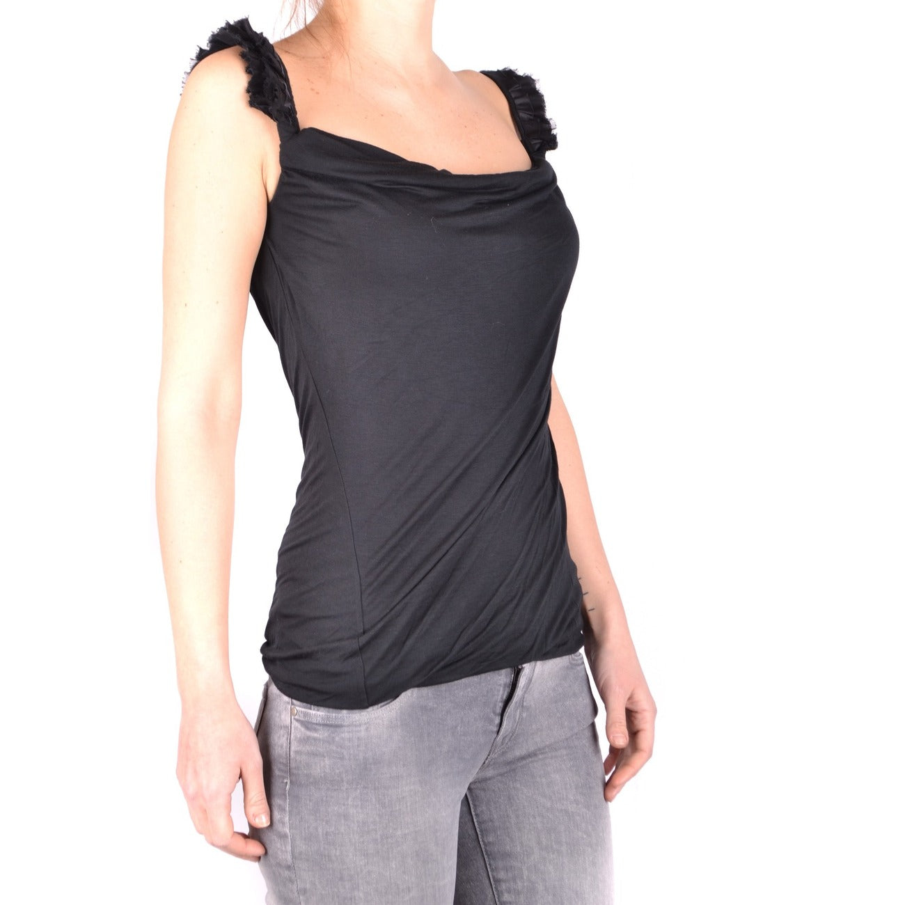 2424850 Dsquared Canotta Nera Donna
