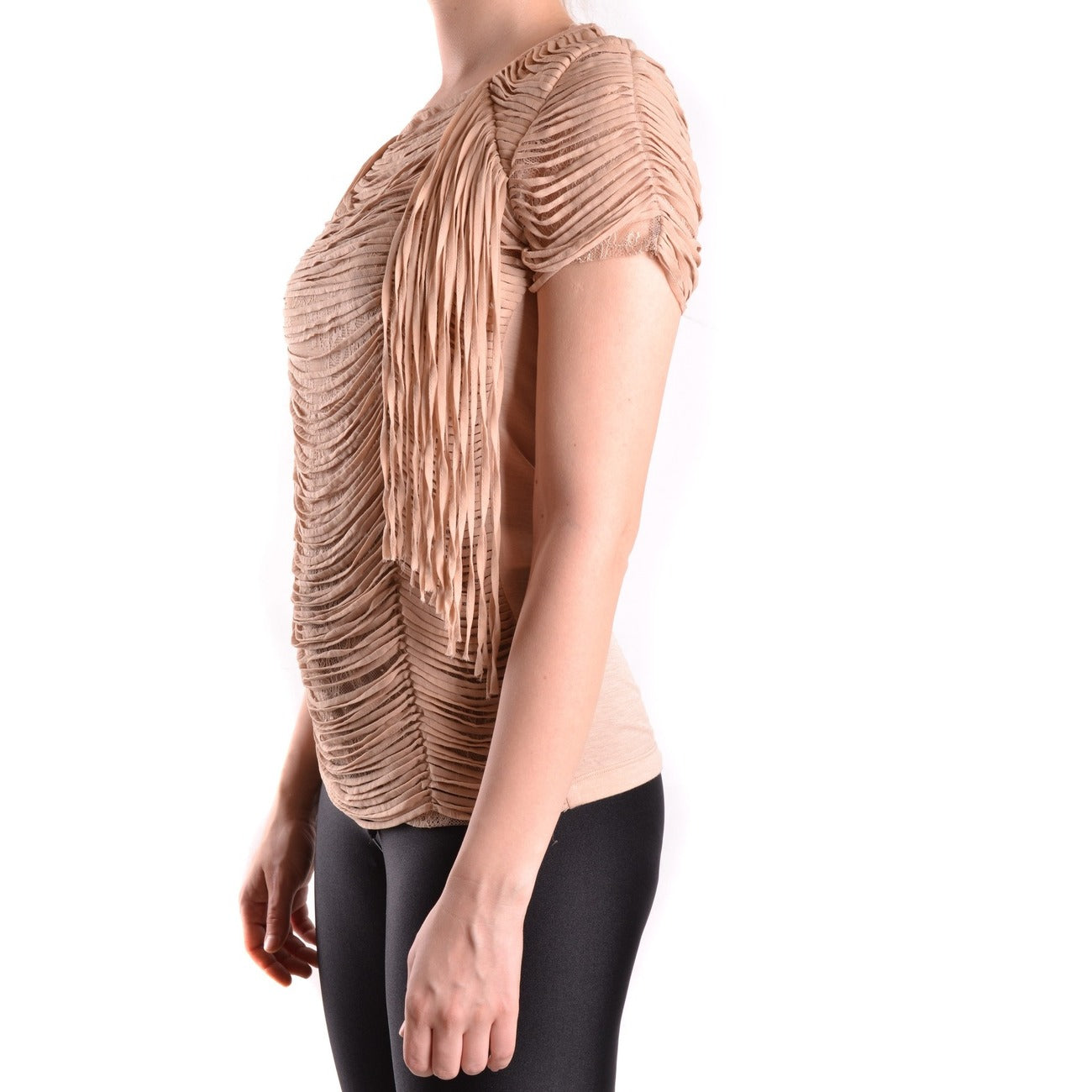486607 Elisabetta Franchi T-Shirt Beige Donna Primavera/Estate
