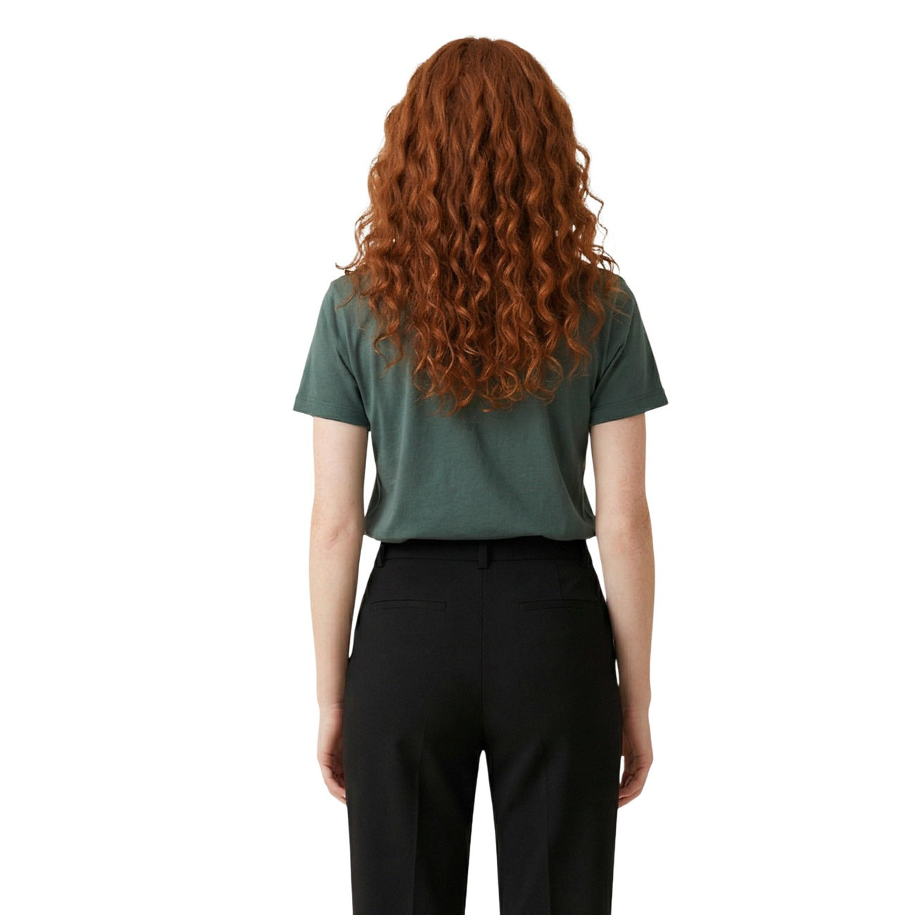 515641 Liu Jo T-Shirt Verde Stampa Donna