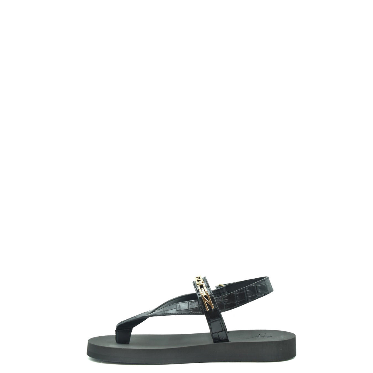 491101 Giuseppe Zanotti Sandali Nero Pelle Uomo