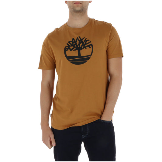 2452681 Timberland T-Shirt Cammello Uomo