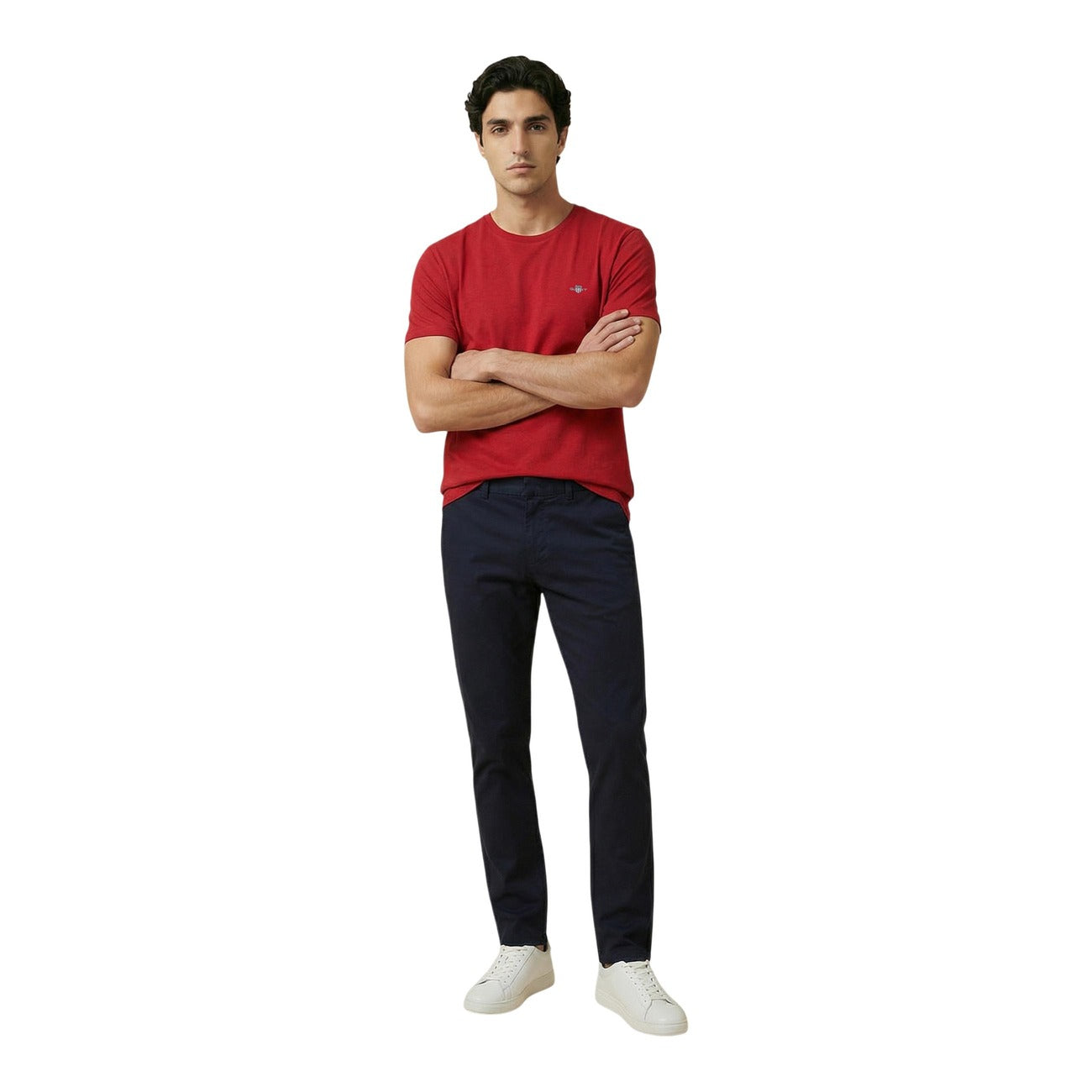 2459687 Gant T-Shirt Rosso Uomo