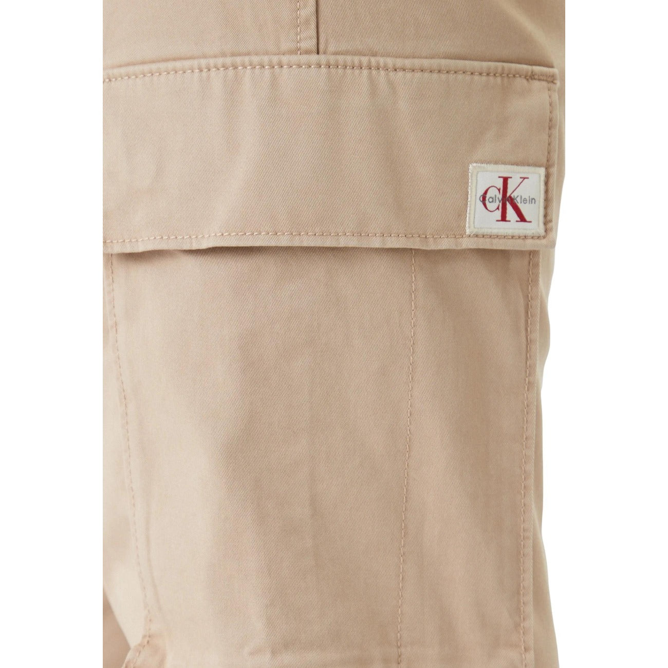 2447614 Calvin Klein Jeans Pantaloni Beige Cotone Uomo