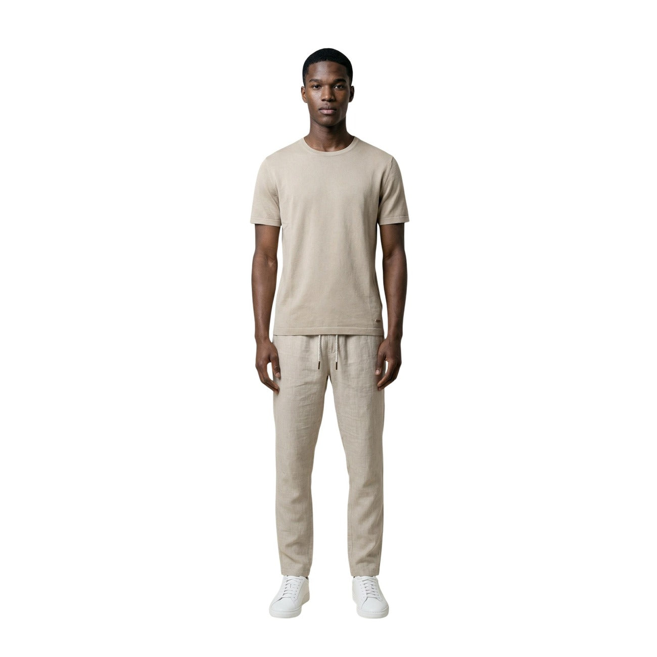 2455564 Gianni Lupo T-Shirt Beige Uomo
