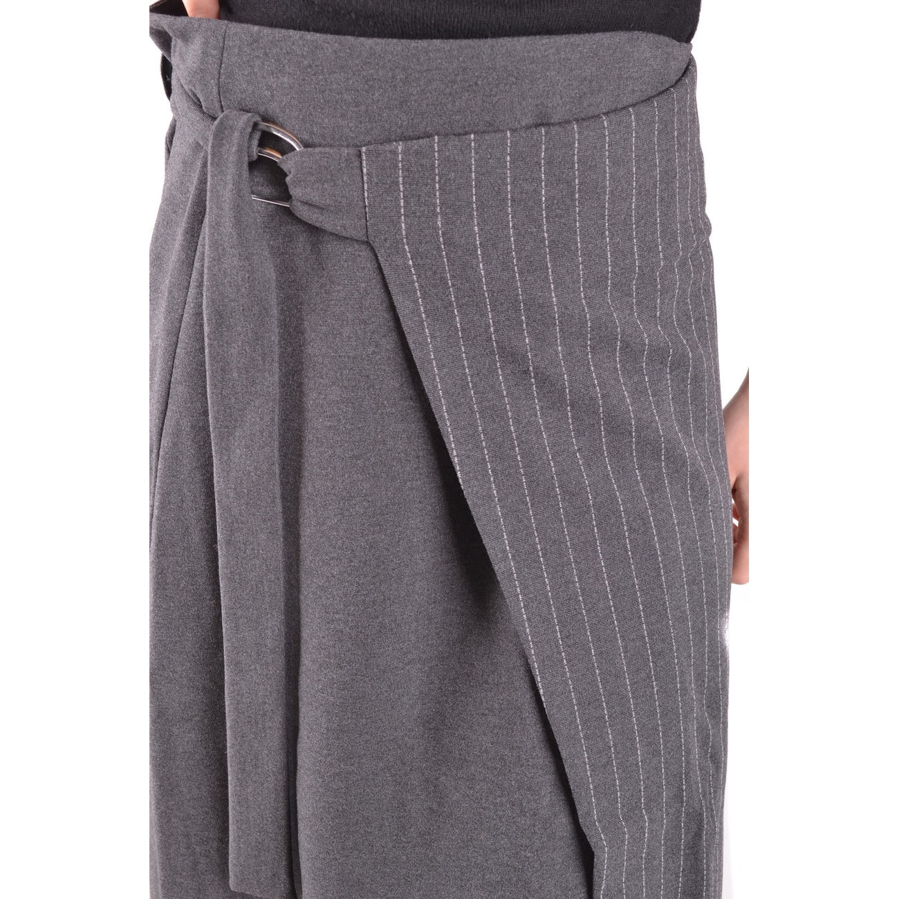 2423068 Pinko Gonna Grigia Donna Viscosa 60% Poliammide 35% Elastan 5%