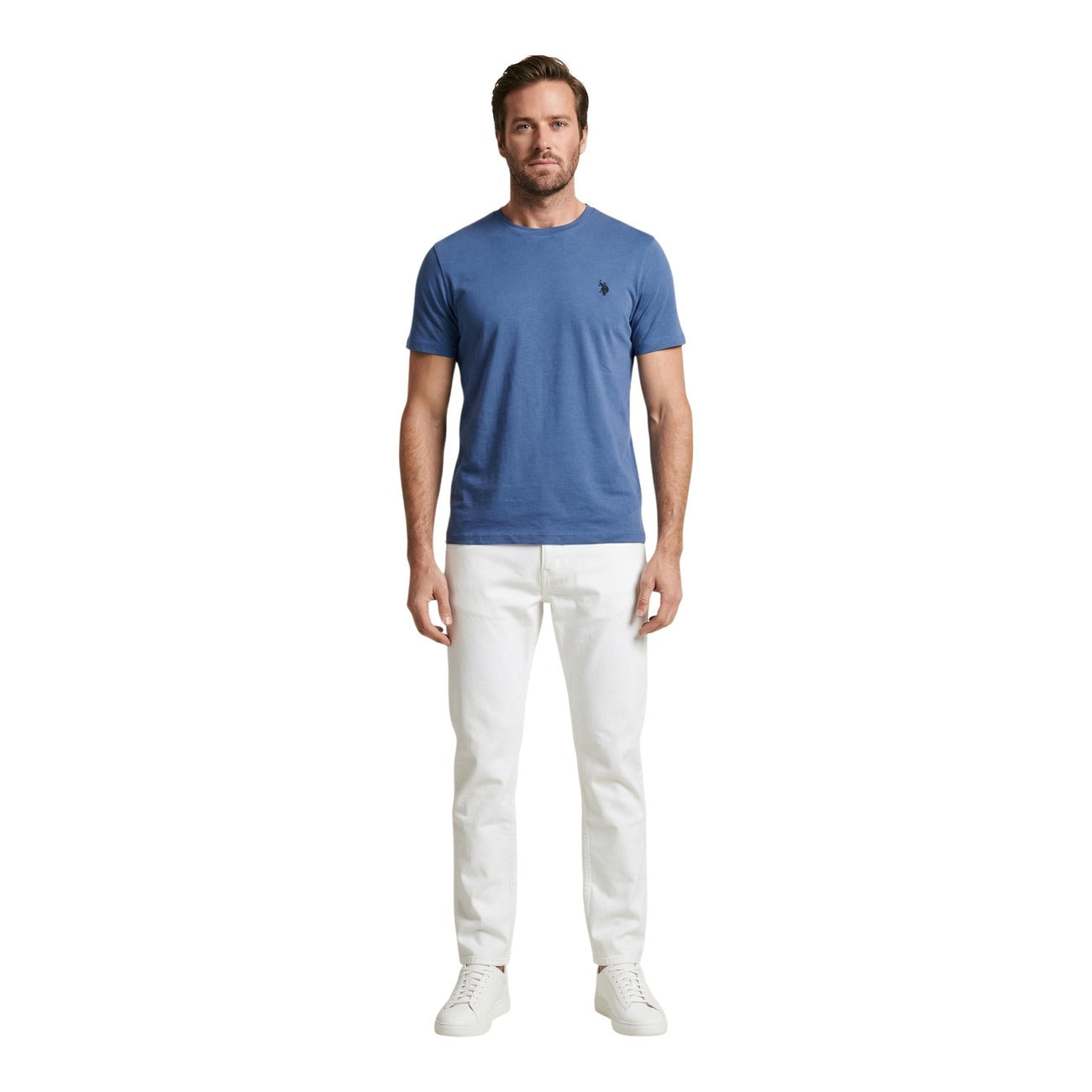 2452636 U.S. Polo Assn. T-Shirt Azzurra Uomo