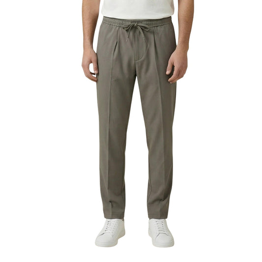 2455576 Gianni Lupo Pantaloni Verde Poliestere Uomo