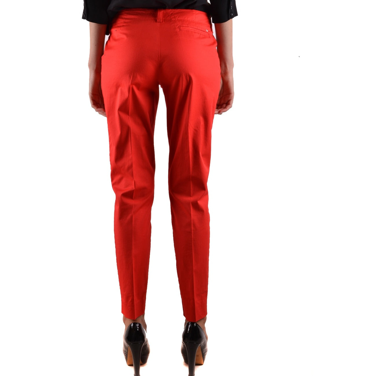 489345 Armani Jeans Pantaloni Rossi Donna Primavera/Estate