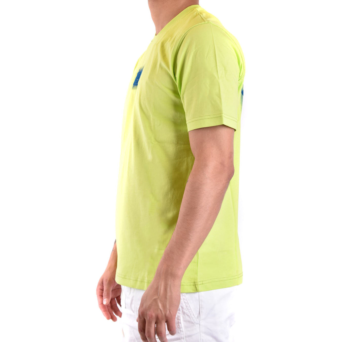2429112 Diesel T-Shirt Gialla Stampa Uomo