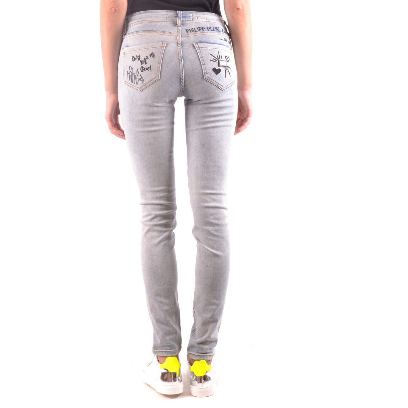 487466 Philipp Plein Jeans Blu Donna Primavera/Estate