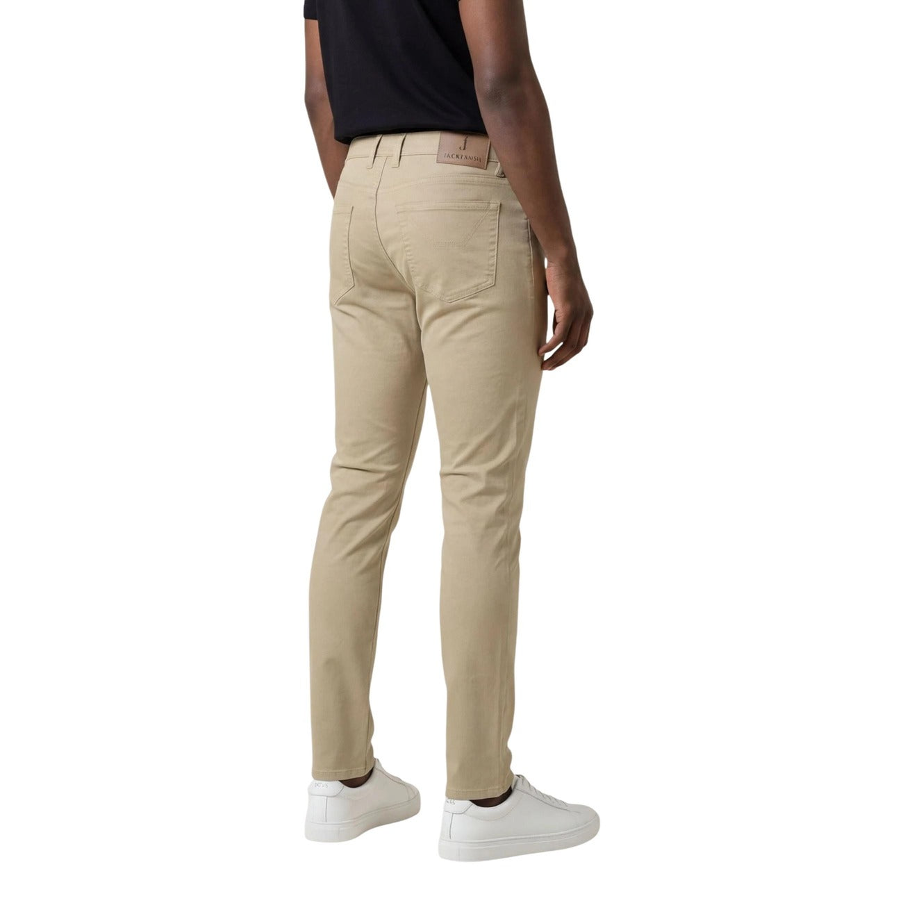 2457051 Jeckerson Pantaloni Beige Ciniglia Uomo