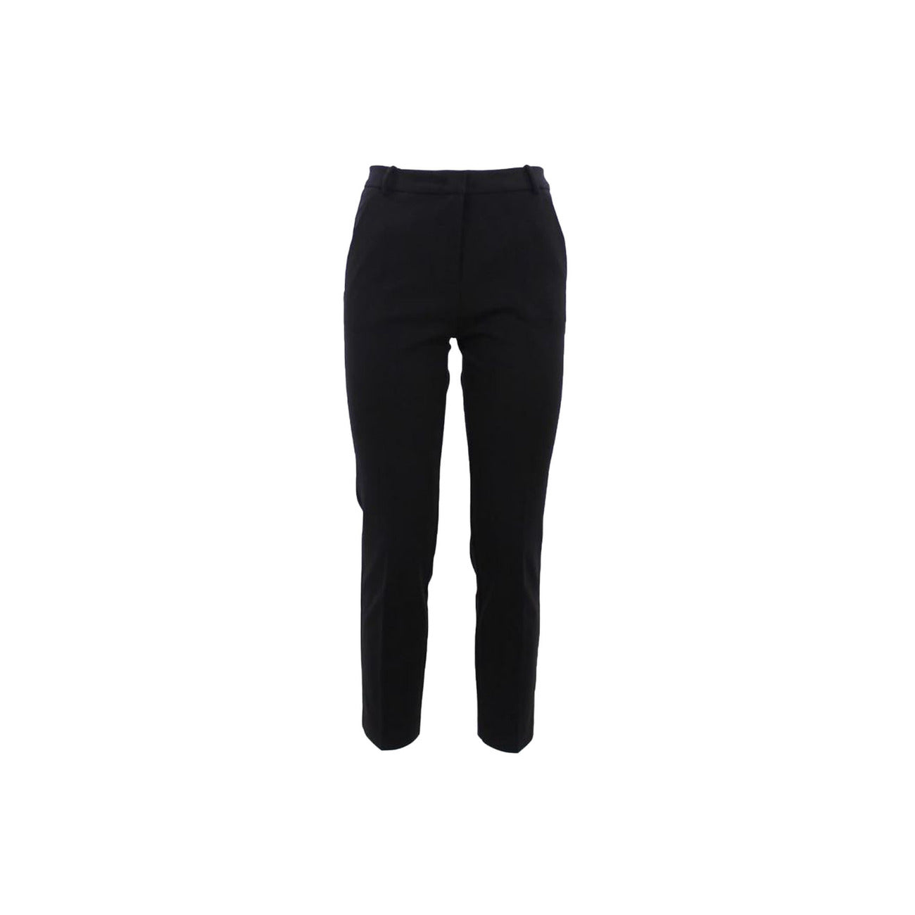 2422953 Pinko Pantaloni Neri Viscosa Tasche Donna