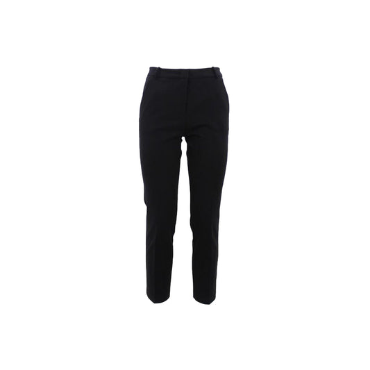 2422953 Pinko Pantaloni Neri Viscosa Tasche Donna