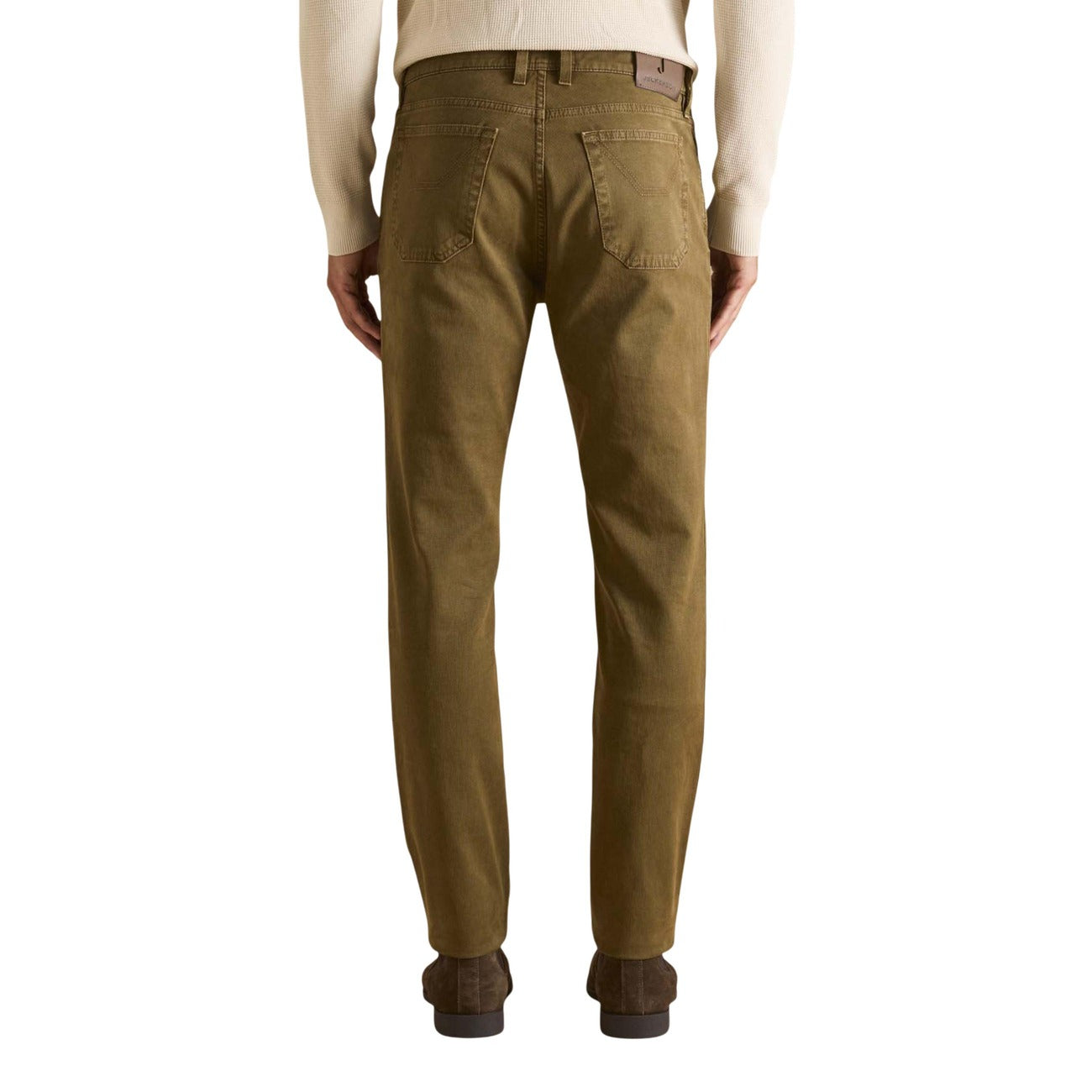 2457039 Jeckerson Pantaloni Verde Ciniglia Uomo