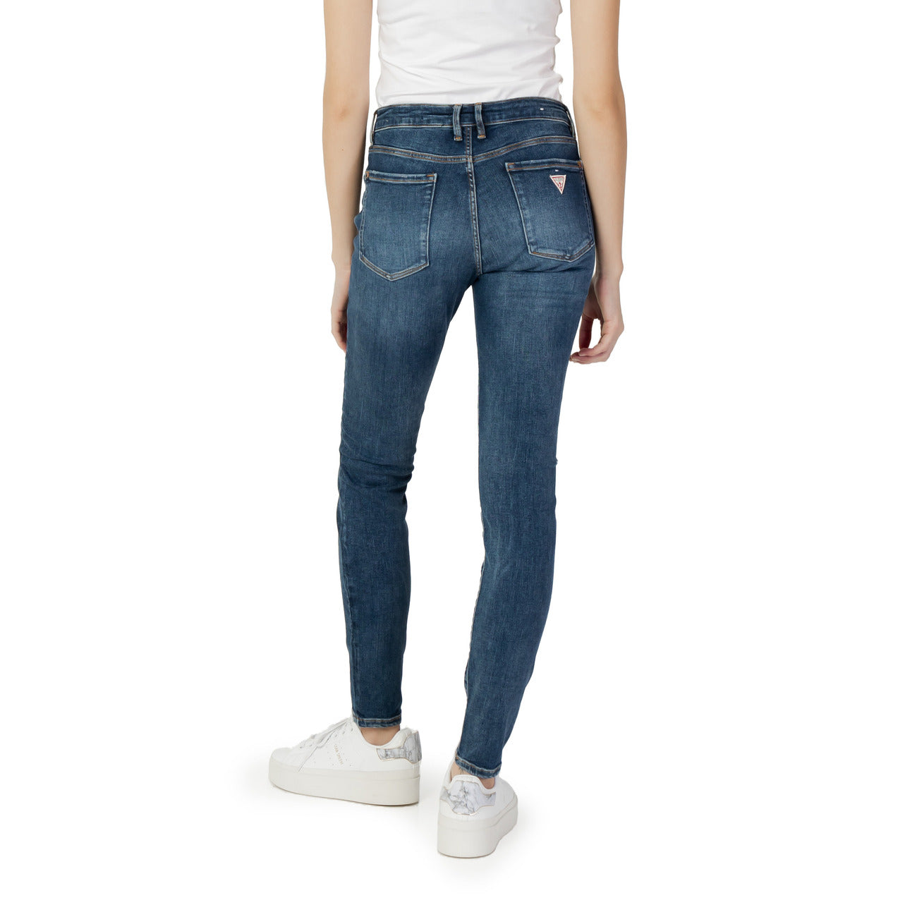 348194 Guess Jeans Blu Effetto Consumato Donna