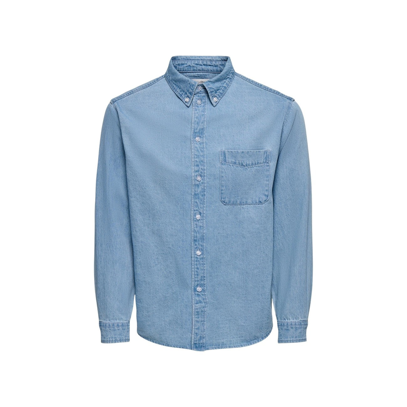 2455033 Only & Sons Camicia Azzurro Uomo