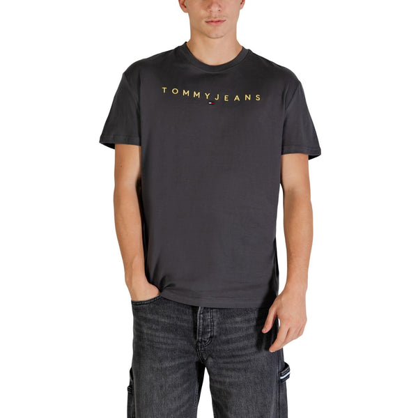 T-shirt Grigia Maniche Lunghe Cotone Organico Uomo