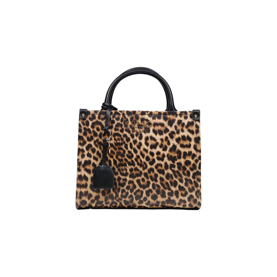 Borsa Marrone Leopardata Tracolla Poliuretano