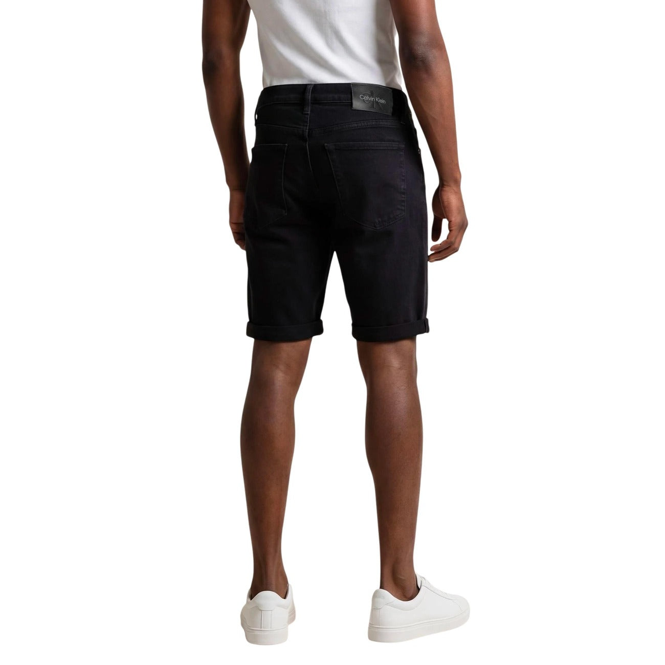 2454664 Calvin Klein Jeans Bermuda Nero Zip Tasche Uomo