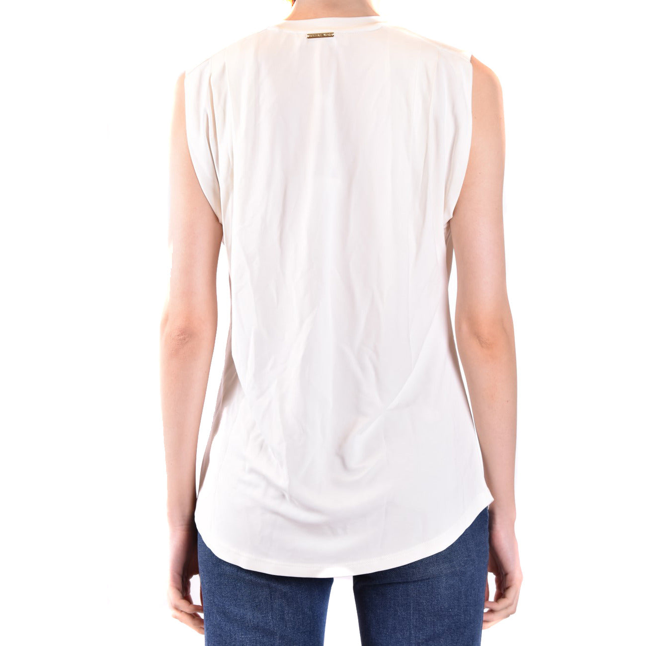 489609 Michael Kors Canotta Bianca Cotone Donna