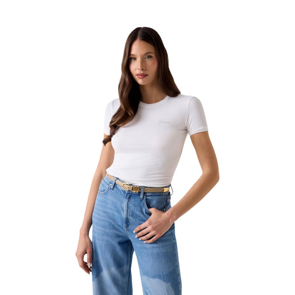 New SS CN Mini Logo  T-Shirt Donna