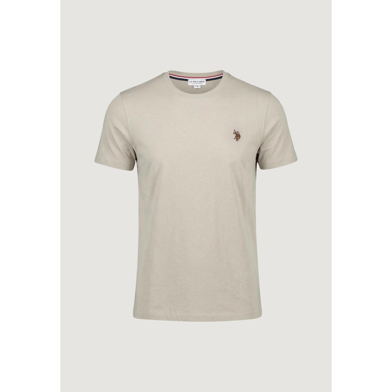 2460549 U.S. Polo Assn. T-Shirt Beige Uomo