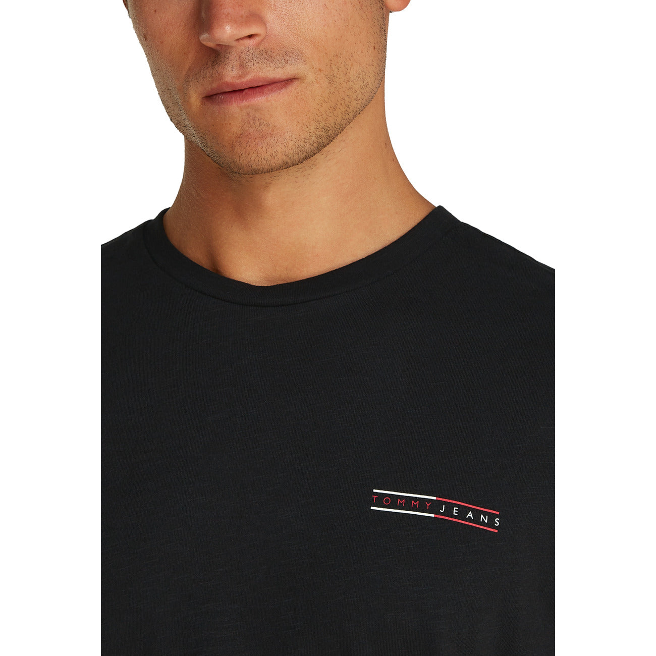 2419695 Tommy Hilfiger Jeans T-Shirt Nera Uomo