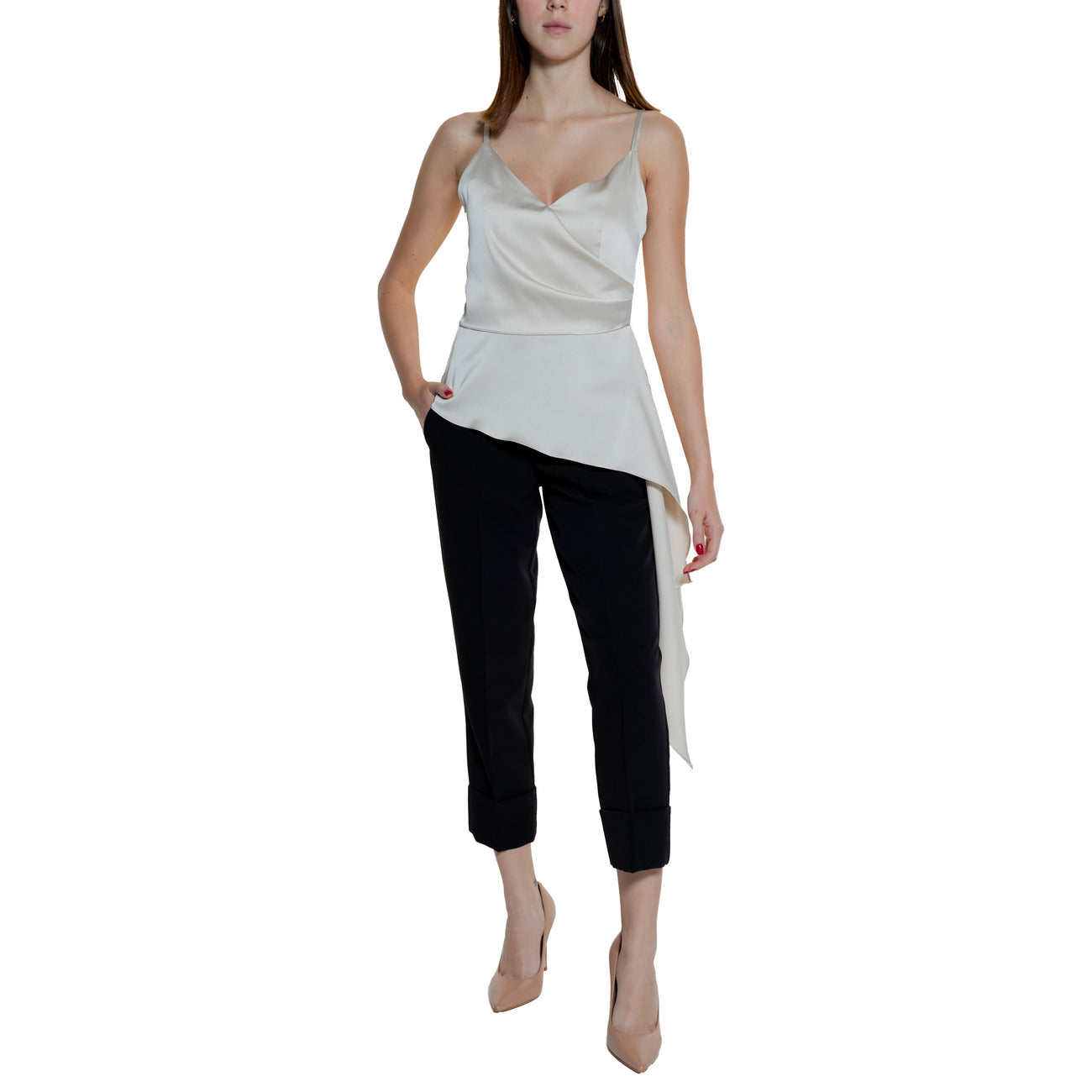 2277954 Silence Top Bianco Donna