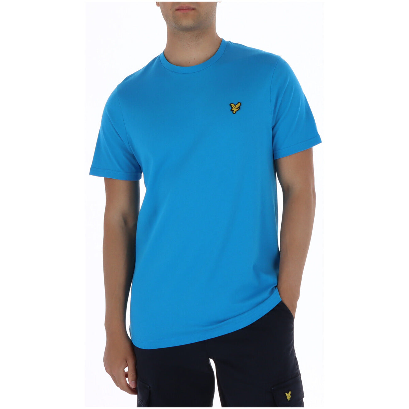 2461296 Lyle & Scott T-Shirt Turchese Uomo