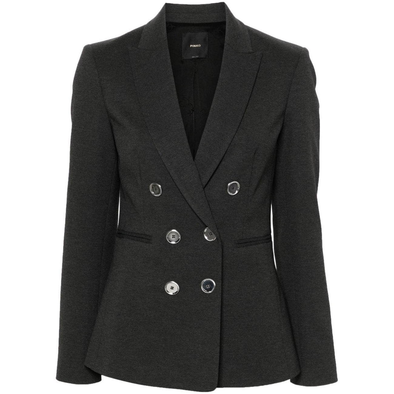 2425193 Pinko Giacca Grigia Donna Viscosa 67% Bottoni