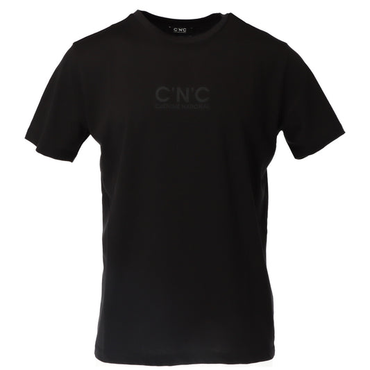 2298038 CNC Costume National T-Shirt Nero Stampa Uomo