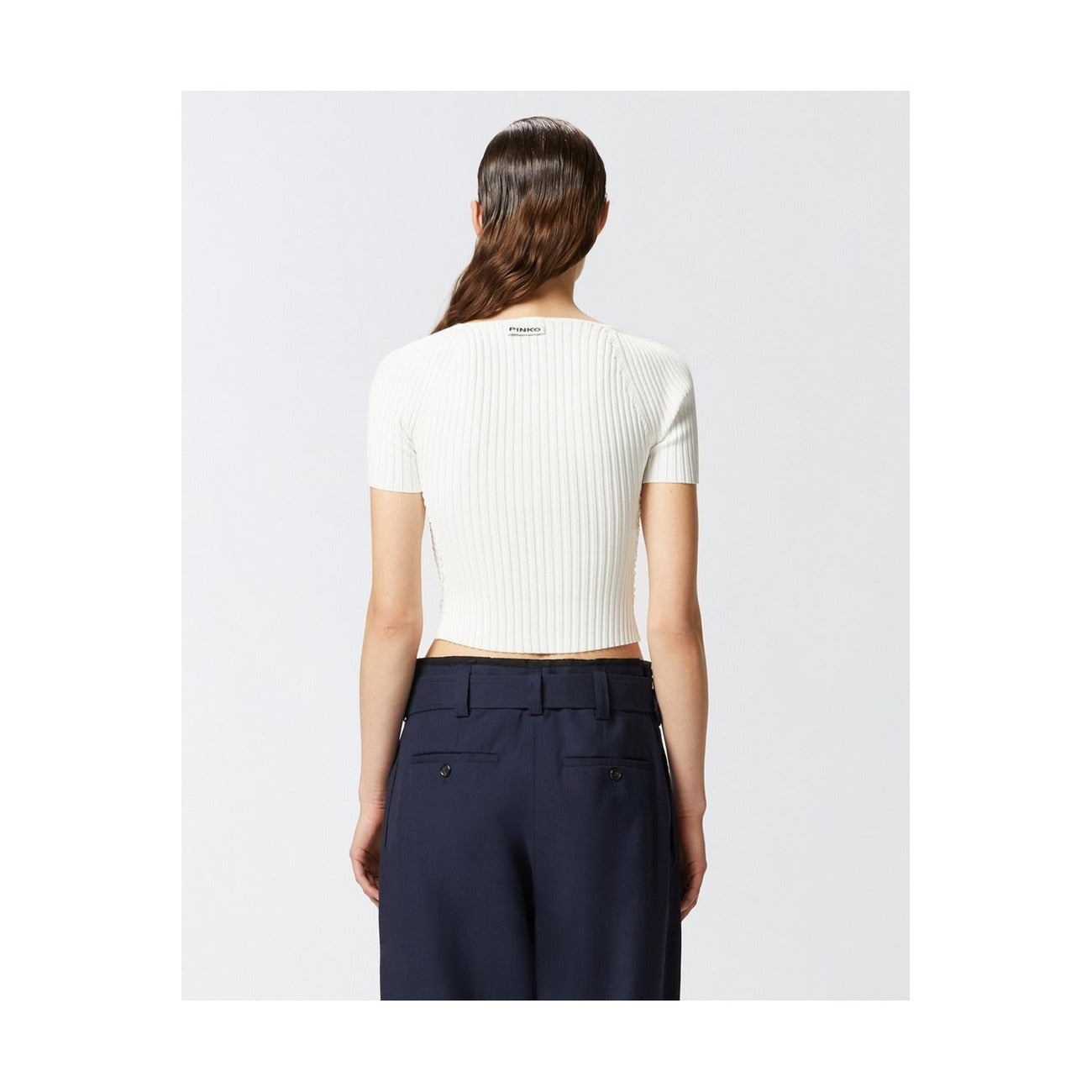 2473473 Pinko Top Bianco Donna
