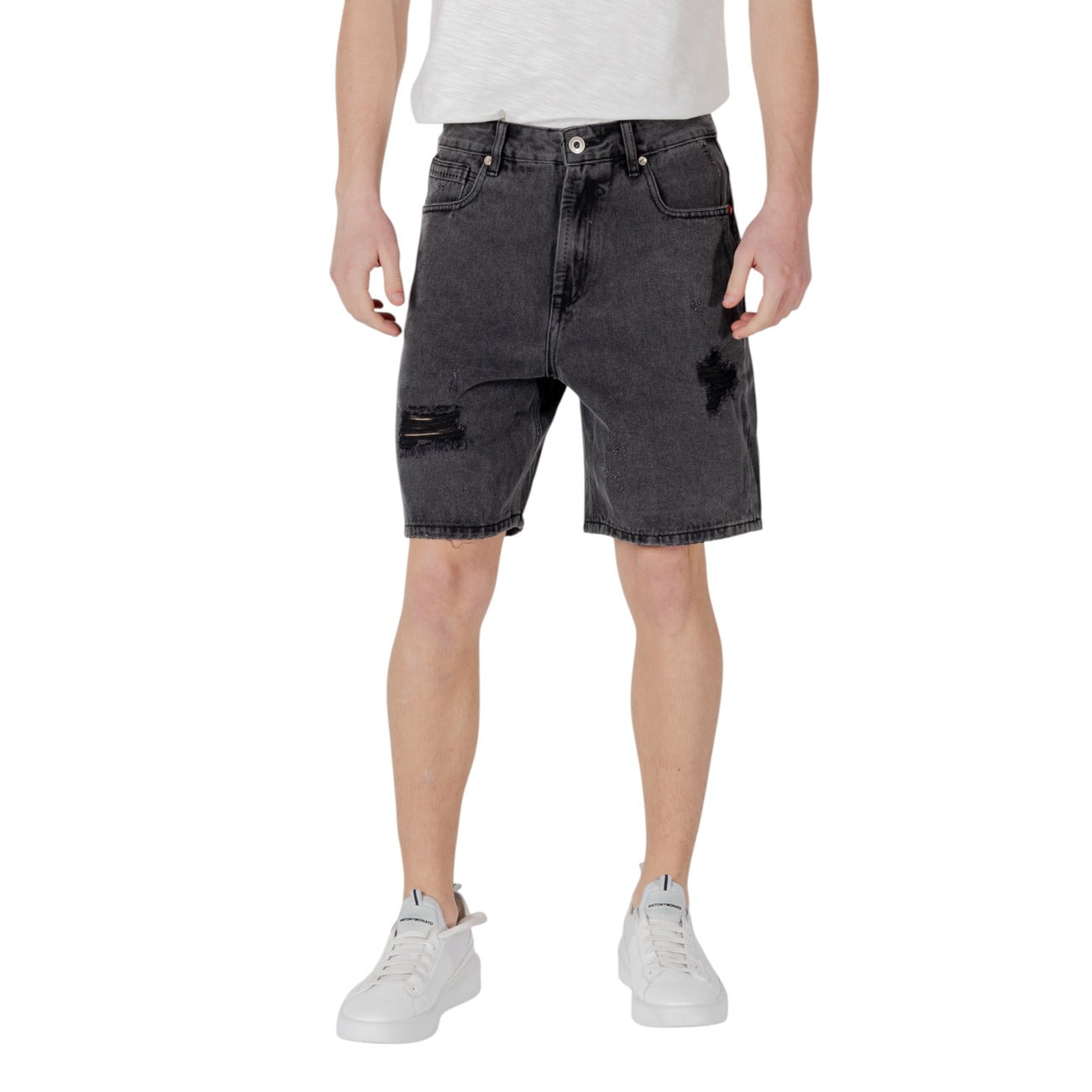 2417911 Gianni Lupo Bermuda Nero Uomo