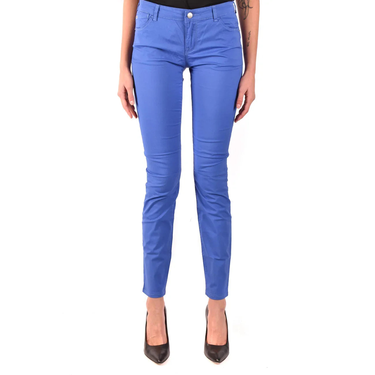 487492 Emporio Armani Pantaloni Blu Donna