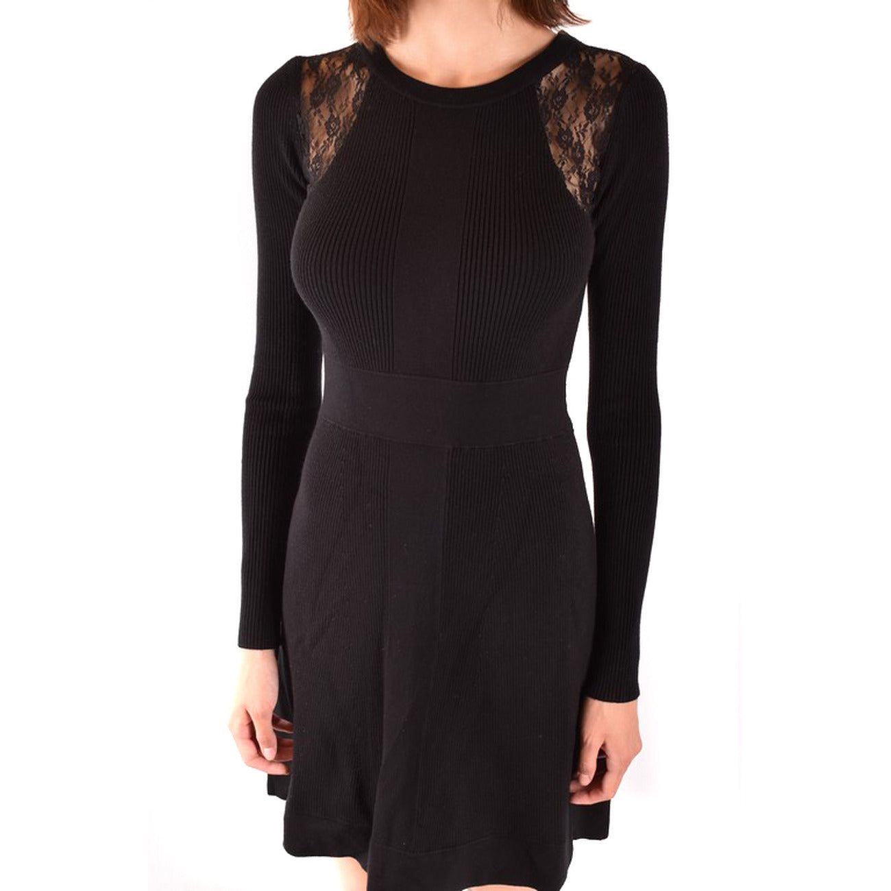 2438415 Pinko Abito Nero Donna Viscosa 83% Maniche Lunghe