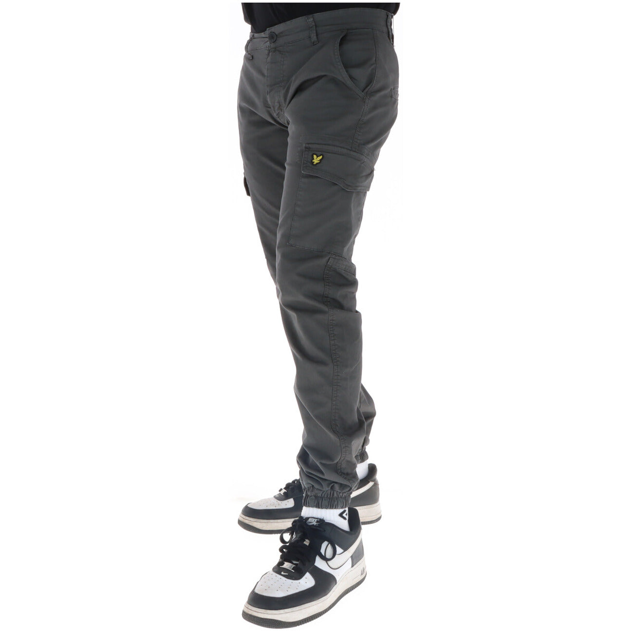2219915 Lyle & Scott Pantaloni Grigio Stampa Uomo