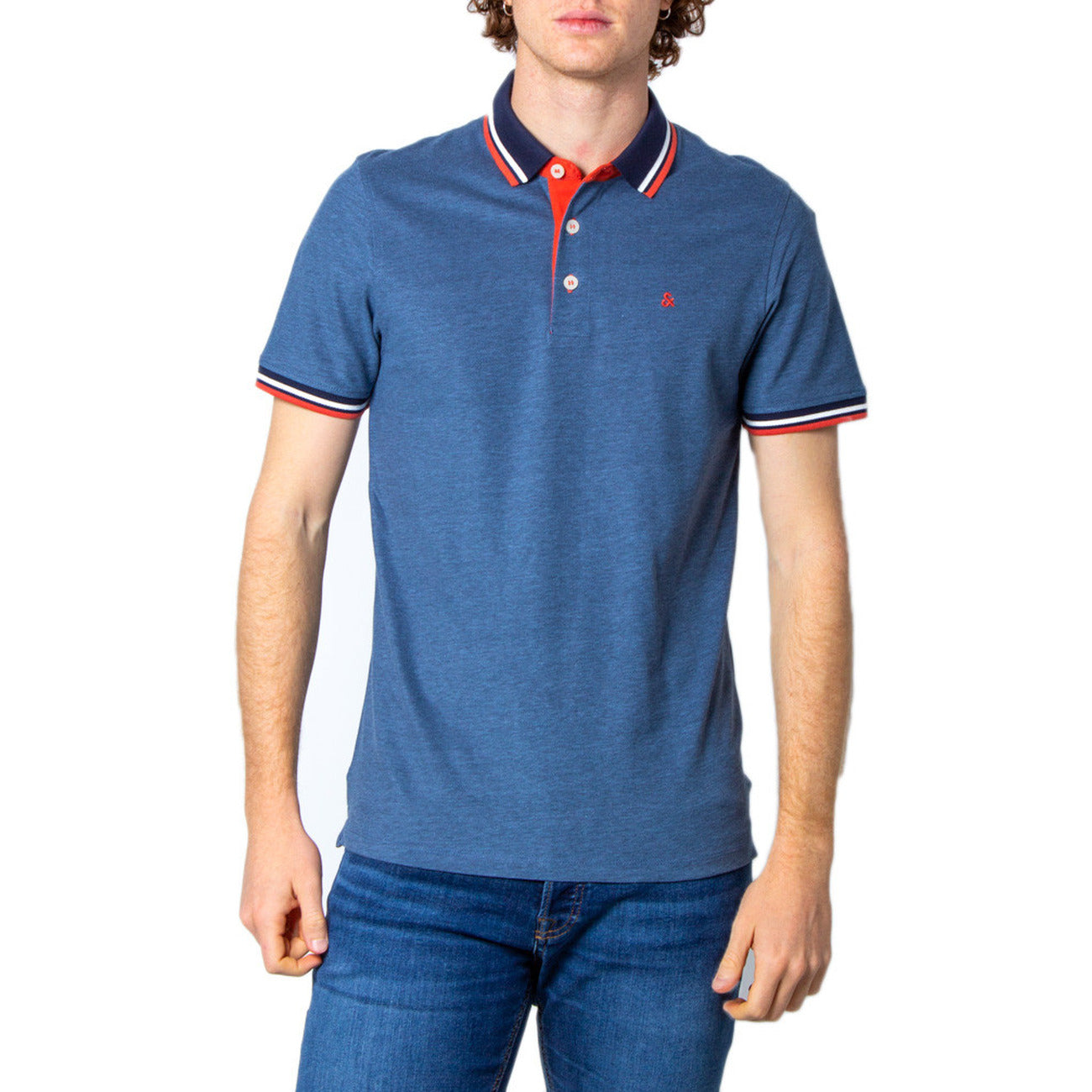 349601 Jack & Jones Polo Blu Uomo