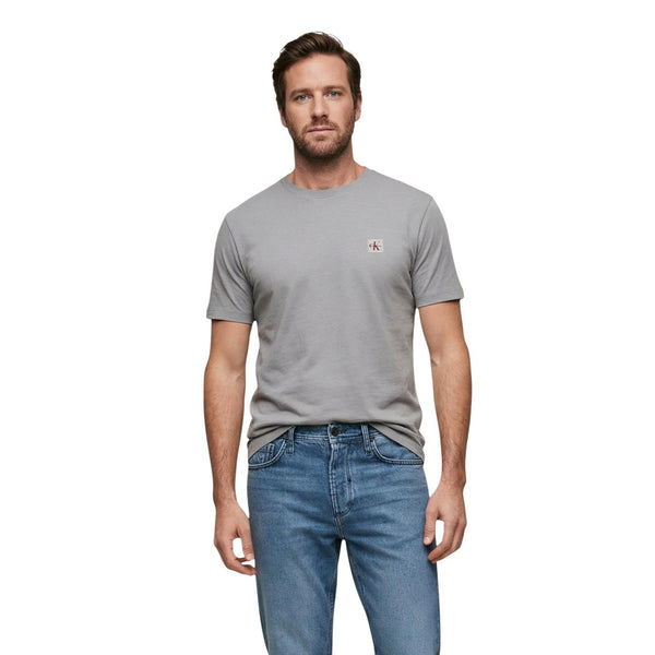 T-Shirt Grigia 100% Cotone Uomo
