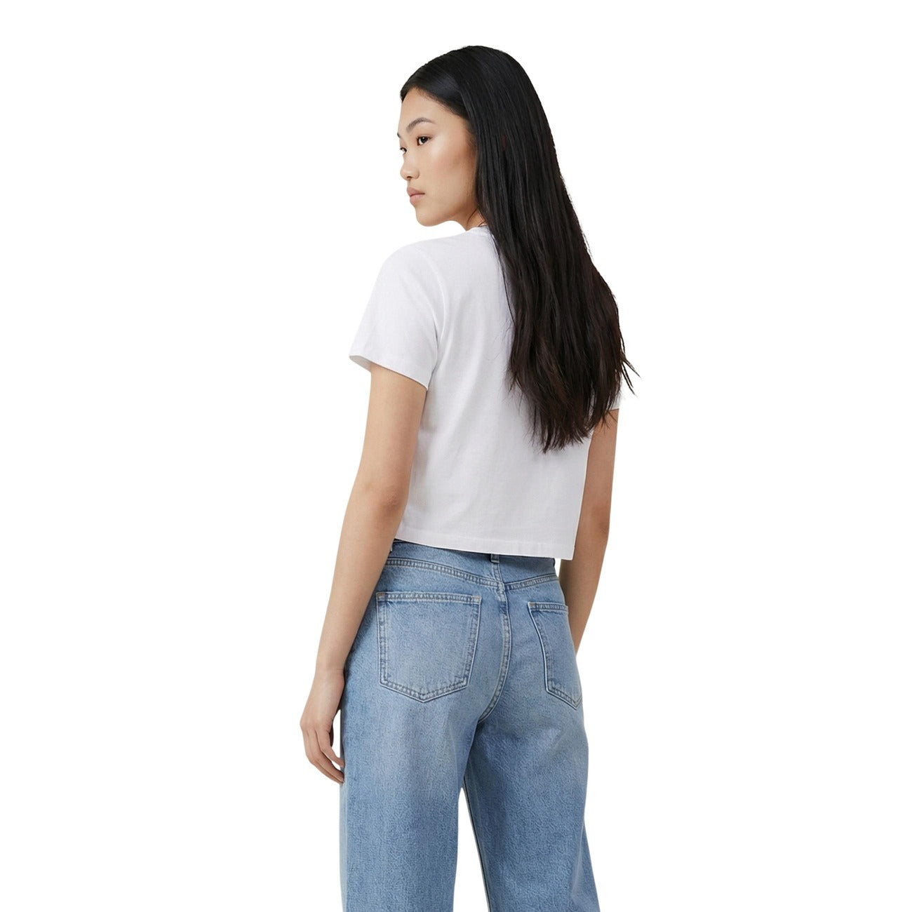 2454314 Calvin Klein Jeans T-Shirt Donna Beige Cotone