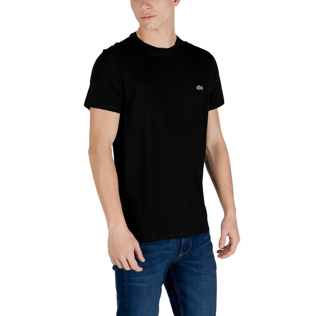 2412586 Lacoste T-Shirt Nera Uomo