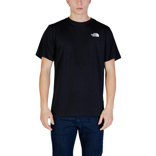 2450755 The North Face T-Shirt Nera Cotone Poliestere Uomo